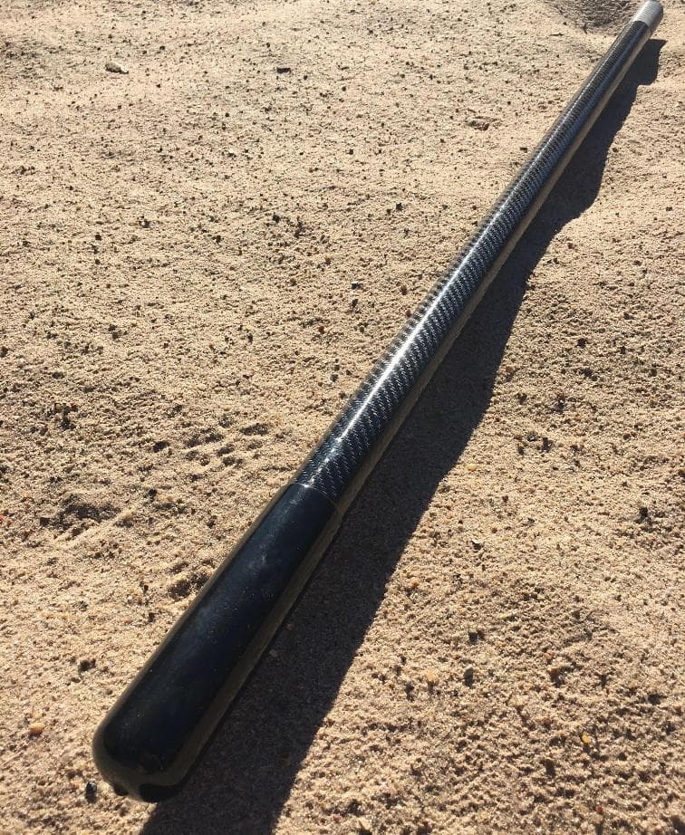 Stealth carbon fiber sand scoop handles